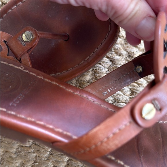 Tory Burch Brown Miller Sandals in Vintage Vachette - Picture 3 of 6